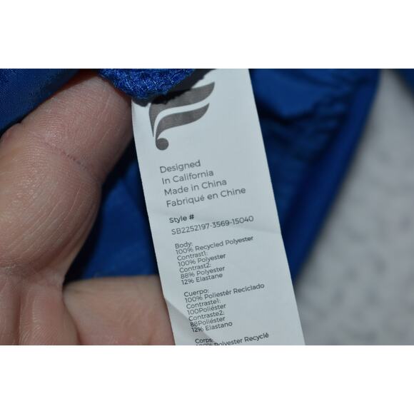 Fabletics Athletic Jacket Mens Size Large Blue Polyester Full Zip With Pockets - Picture 5 of 7